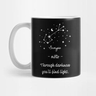 Key phrases of the zodiac signs: Scorpio Mug